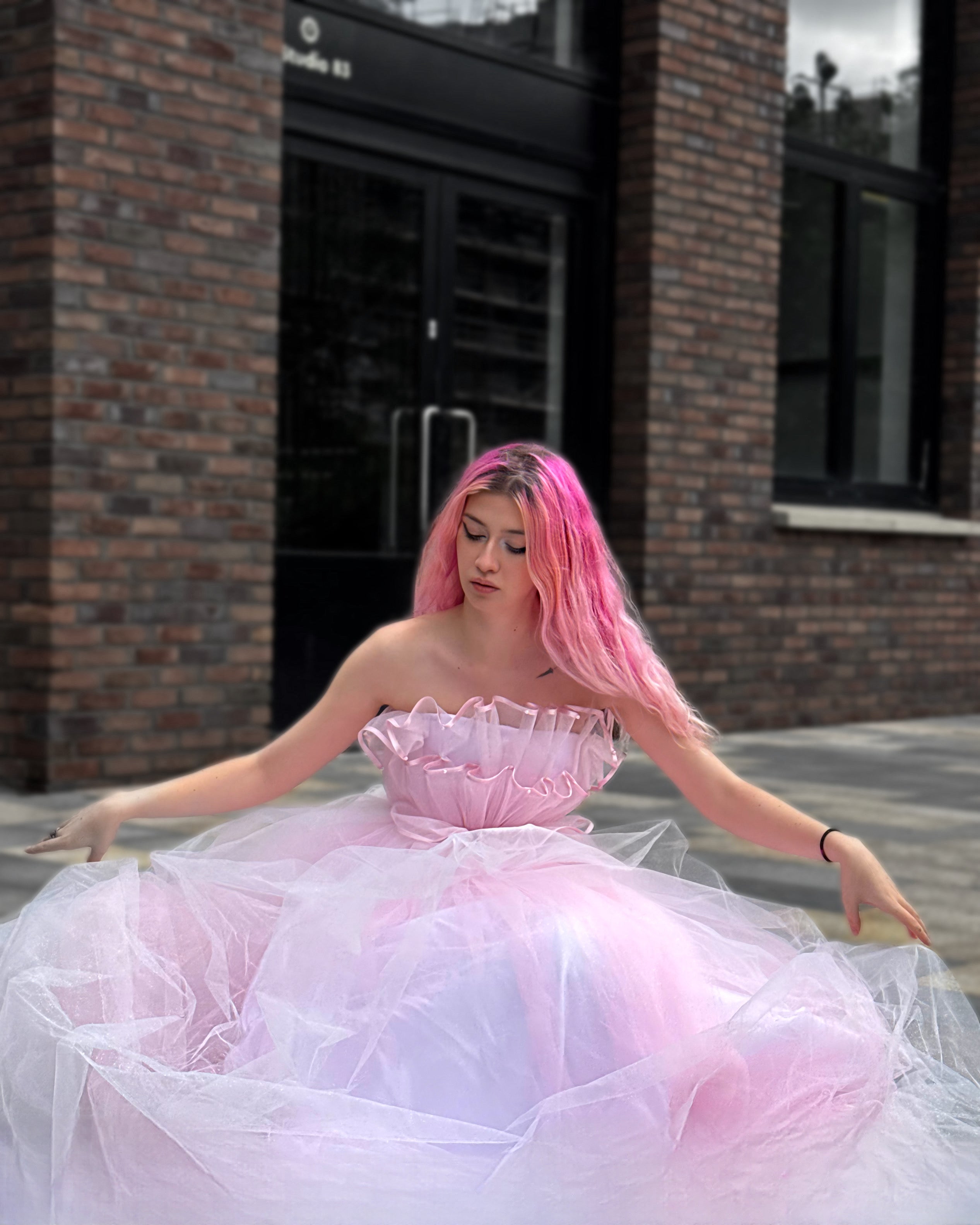 The "Endless Pearl Dream" Pink Gown