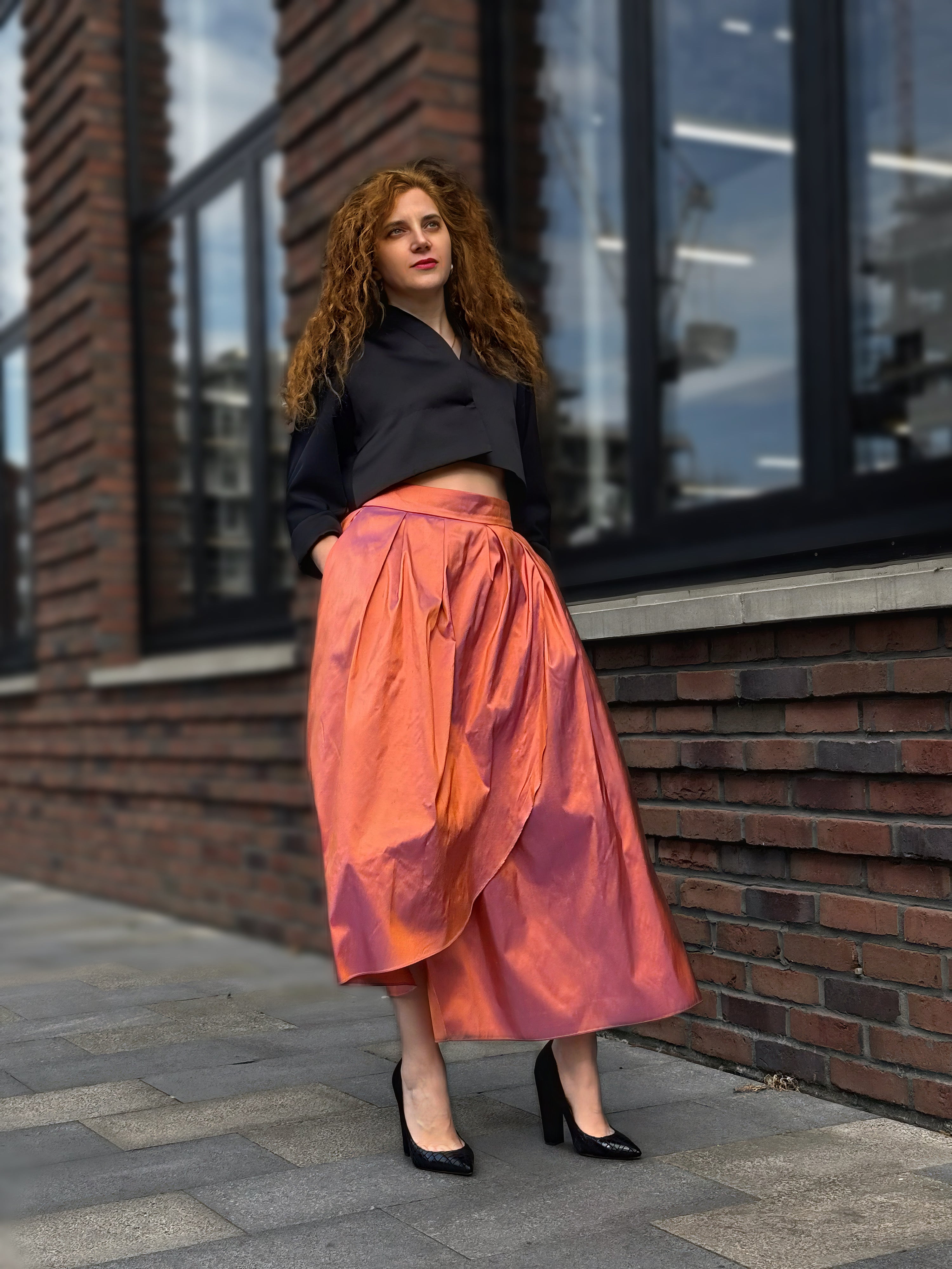 The “Tulip” Silk Skirt