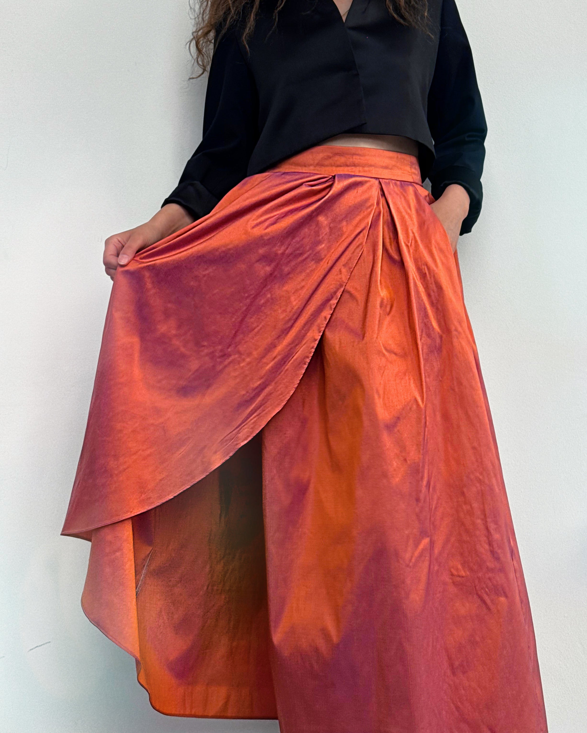 The “Tulip” Silk Skirt