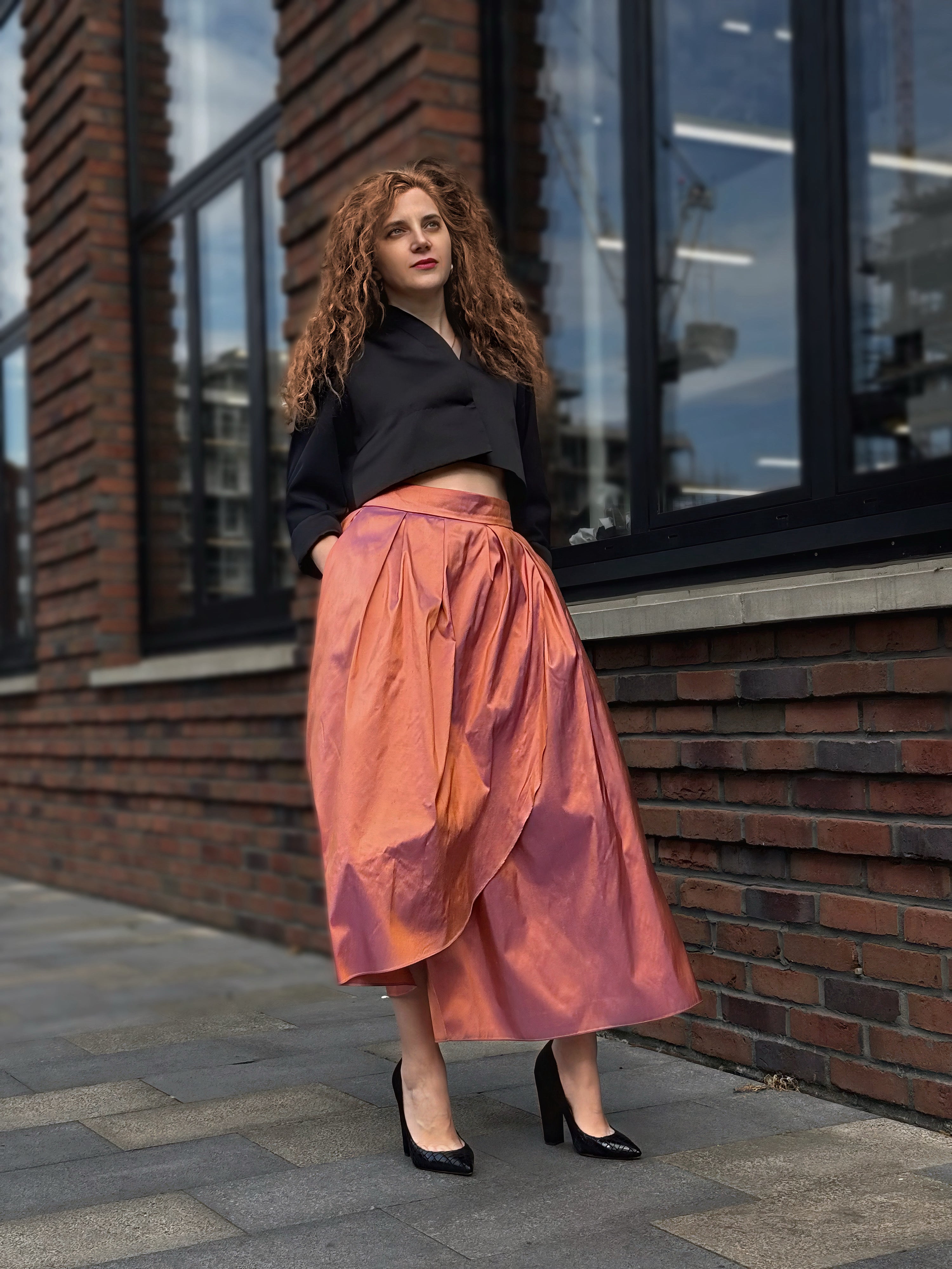The “Tulip” Silk Skirt