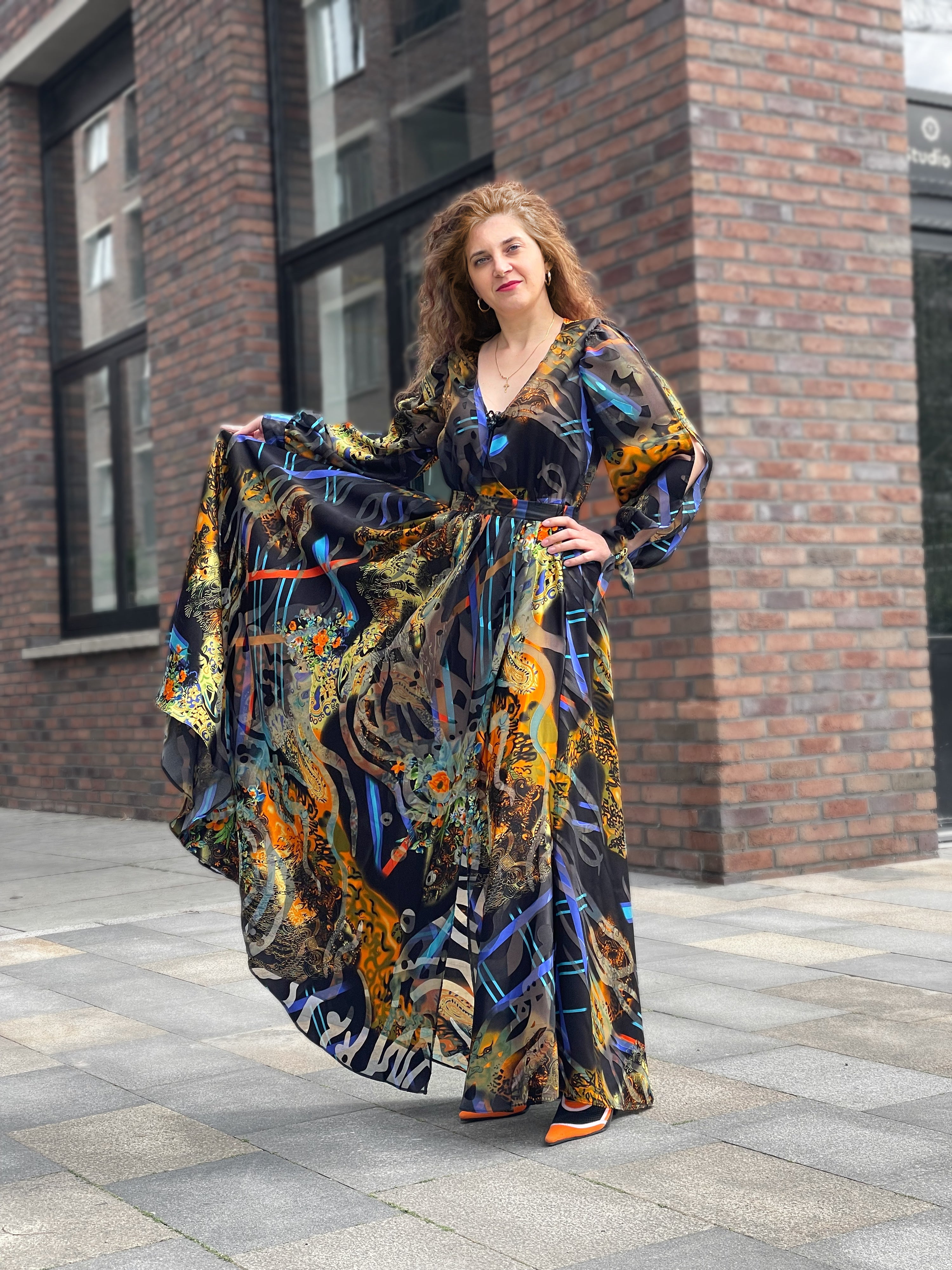 The “In Love” Flowy Silk Bodysuit