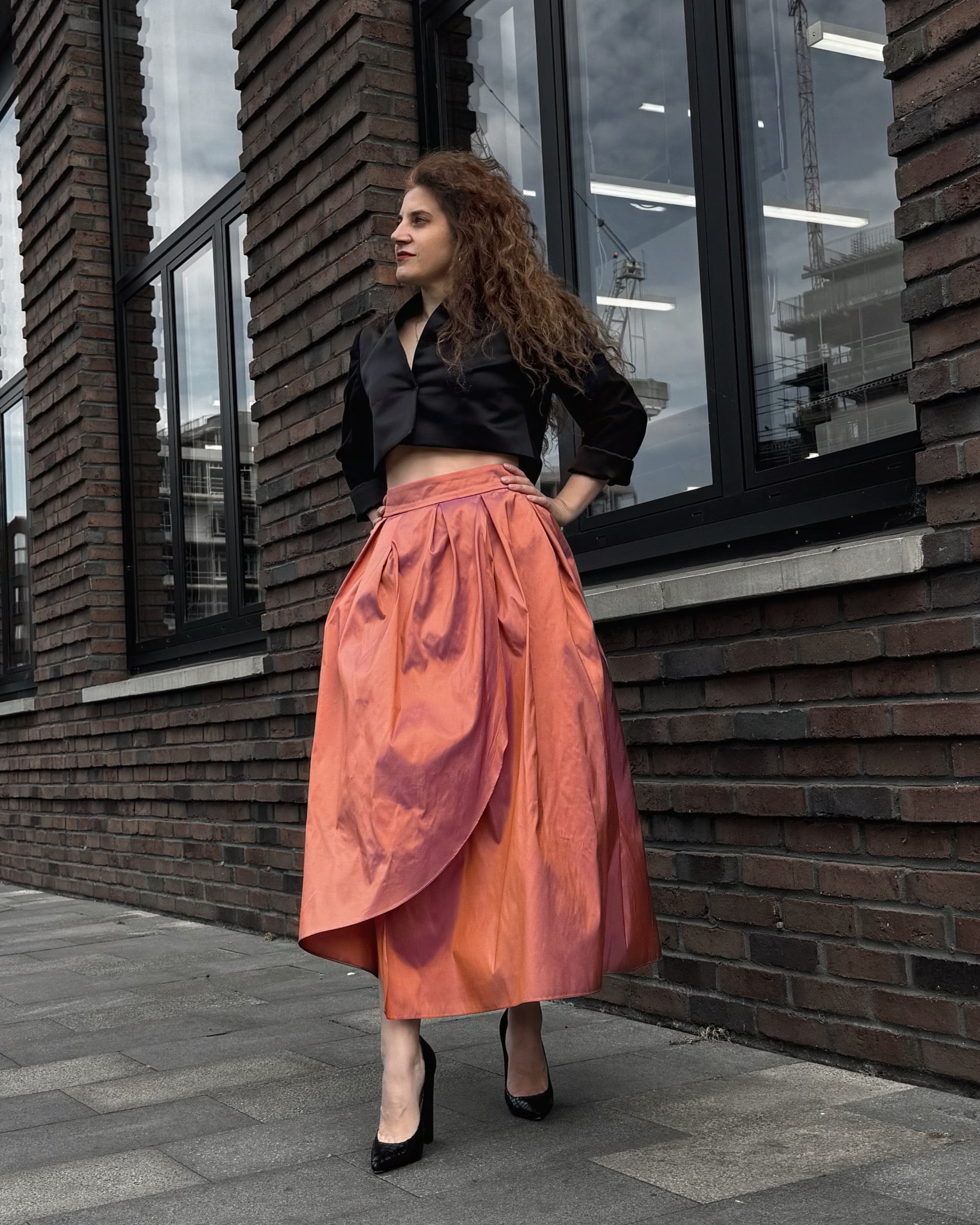 The “Tulip” Silk Skirt