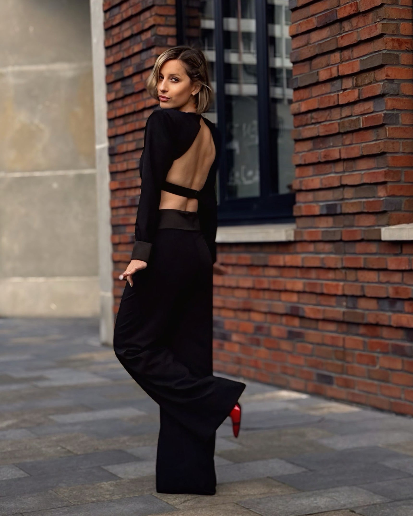 The "Diva" Black Top & Bottom Set