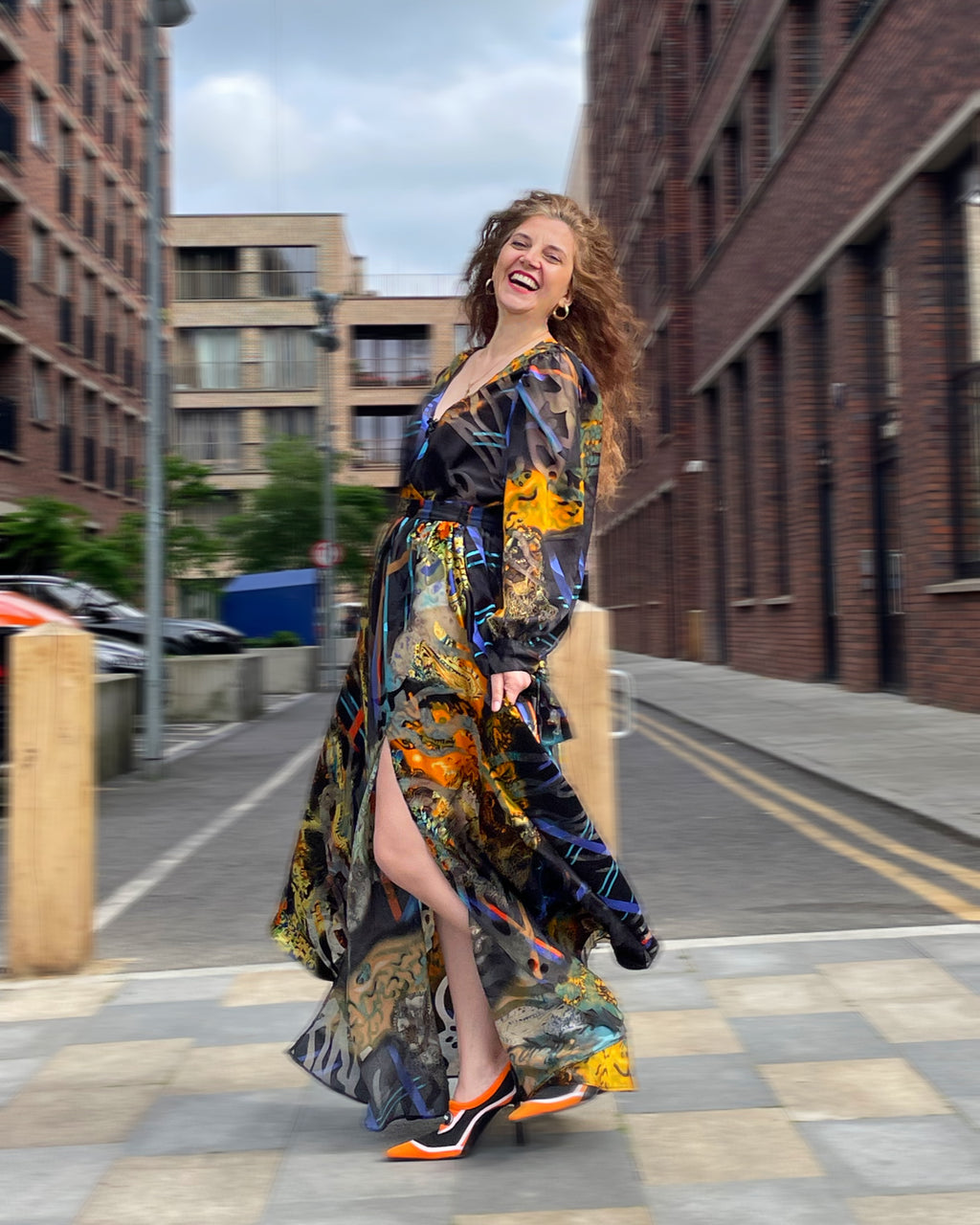 The “In Love” Flowy Silk Set