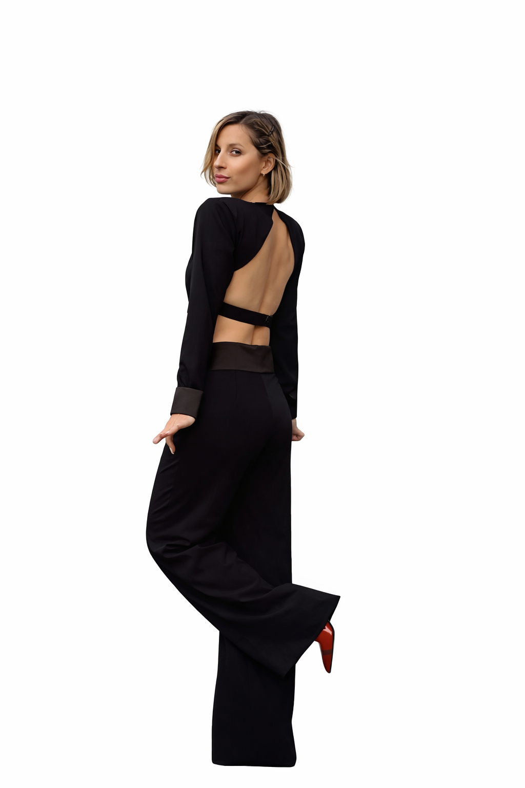 The “Party in the Back” Black Top