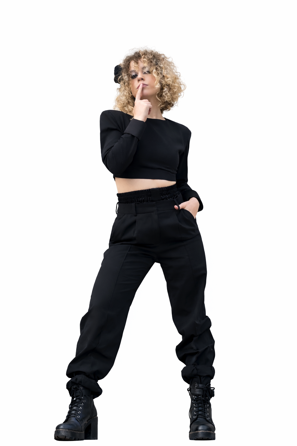 The “On Time” Black Trousers