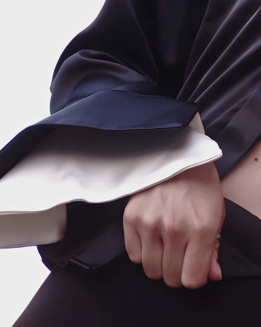 Satin Shirt (with removable caff)