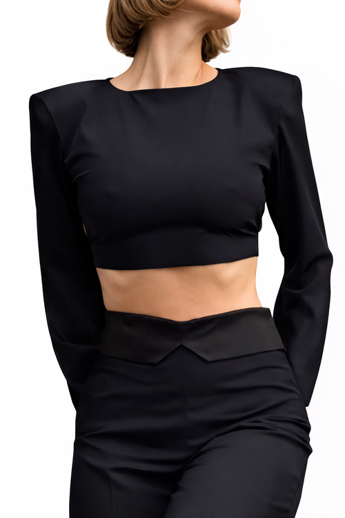 The "Diva" Black Top & Bottom Set