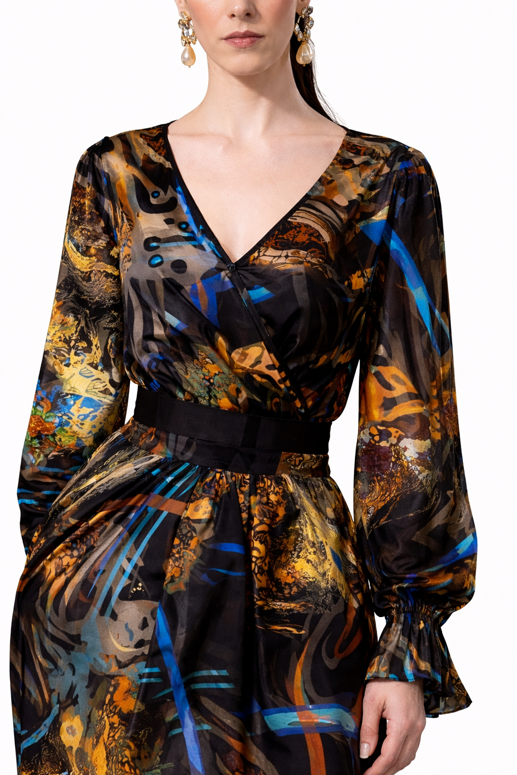 The “In Love” Flowy Silk Bodysuit